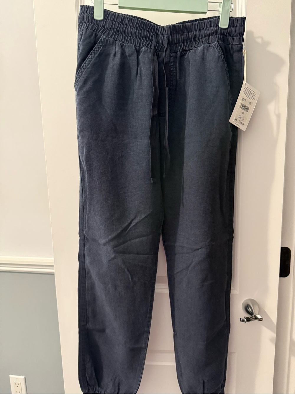 Splendid Dark Navy Elastic-Waist Joggers